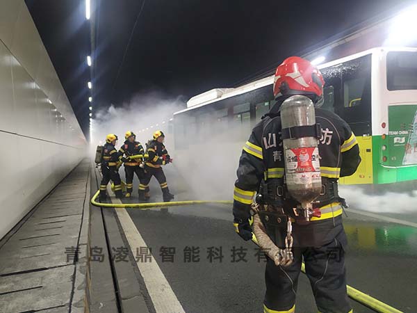 青島膠州灣海底隧道應急雙盲實戰(zhàn)演習
